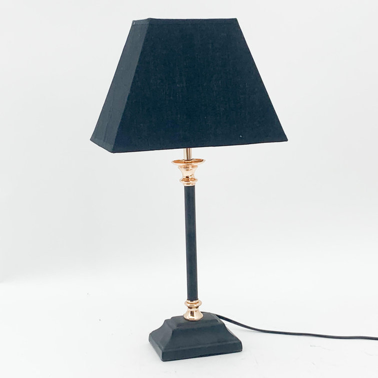 Rosdorf Park 50cm Black/Gold Table Lamp Wayfair.co.uk